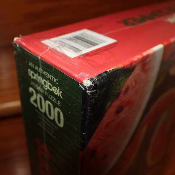 3/$88❤️sealed vintage 2003 SLICE OF SUMMER Springbok puzzle Watermelon Mosaic - Picture 7 of 7